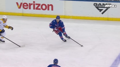 NSH@NYR: Panarin scores goal against Juuse Saros