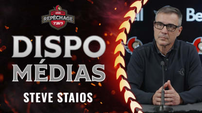 Steve Staios dispo médias après la repêchage de la LNH