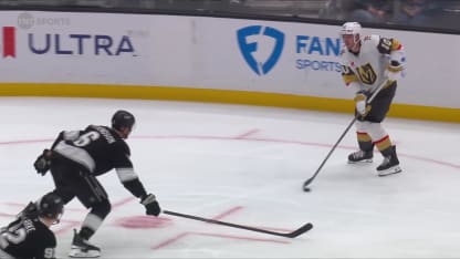 VGK@LAK: Sissons scores goal against Anton Forsberg