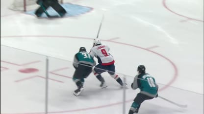 WSH@SJS: Leonard scores goal against Alex Nedeljkovic