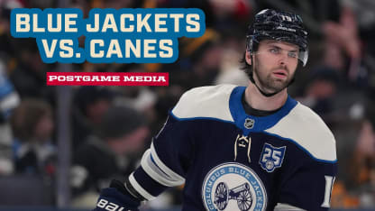Blue Jackets vs. Hurricanes Postgame Media