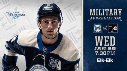 military appreciation night, jan. 28