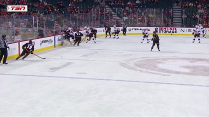 OTT@CGY: Pinto scores empty-net goal