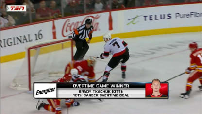 Energizer Overtime Game Winner: Brady Tkachuk