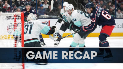 Seattle Kraken Columbus Blue Jackets game recap January 9