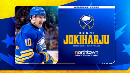 buffalo sabres resign defenseman henri jokiharju to one year contract