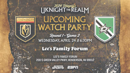 Lee's Family Forum to Host Watch Party for Vegas Golden Knights Game 2 on Wednesday