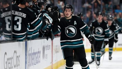 CGY@SJS: Celebrini scores empty-net goal