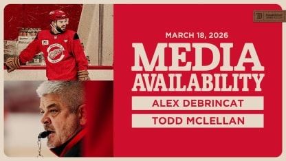 Alex DeBrincat, Todd McLellan Media | March 18, 2026