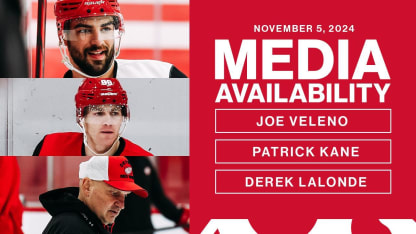 Patrick Kane, Joe Veleno, Derek Lalonde Media