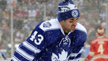 Nazem Kadri outdoor 2014 Winter Classic Toronto Maple Leafs