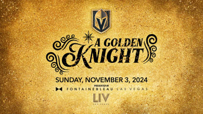 Vegas Golden Knights Foundation to Host Annual 'A Golden Knight' Gala at Fontainebleau Las Vegas