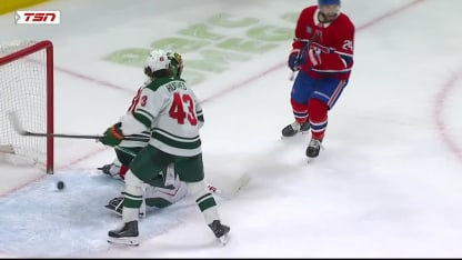 MIN@MTL: Caufield scores goal against Jesper Wallstedt