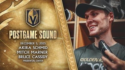 🎥 POSTGAME SOUND: Schmid, Marner & Cassidy