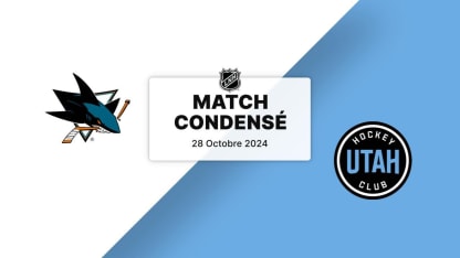 Match condensé : Sharks @ Club de hockey de l'Utah 28/10/2024