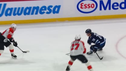 PHI@WPG: Michkov scores goal against Connor Hellebuyck