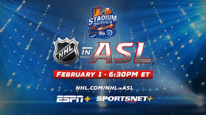 Watch the 2026 Navy Federal Credit Union NHL Stadium Series in ASL