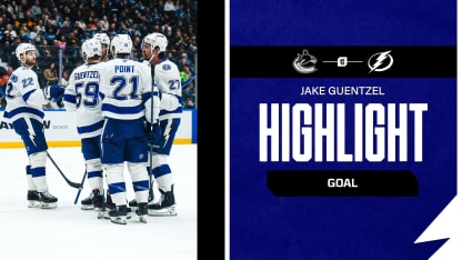 TBL at VAN | Guentzel redirection opens the scoring