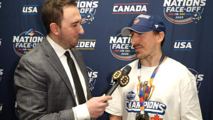 1-on-1: Marchand Reacts to 4 Nations Championship