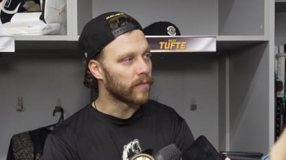 Locker Room Raw: David Pastrnak