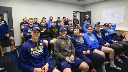 Ronan joins Blues for a day through Make-A-Wish
