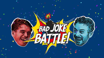 That's a SILLY Joke 🤣 Bad Joke Battle Episode 1: Sean Kuraly and Cole Sillinger