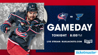 blue jackets announce roster for preseason game at st louis