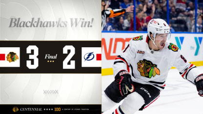 RECAP: Blackhawks Edge Lightning With Late Winner in Tampa