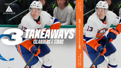 3 Takeaways: Islanders Beat Stars 3-2 in OT 