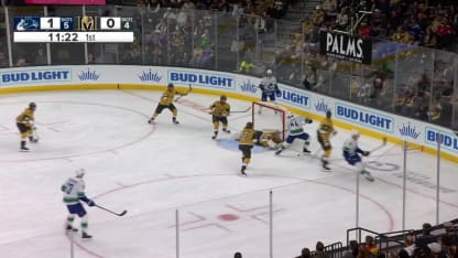 VAN@VGK: Hill with a great save against Pius Suter