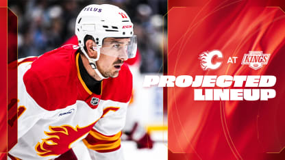 Projected Lineup - Flames @ Kings - 13.12.25