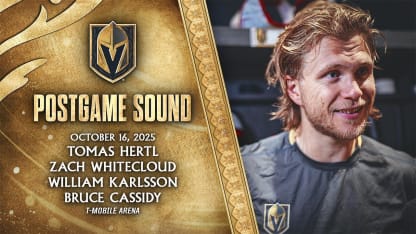 POSTGAME SOUND: Hertl, Whitecloud, Karlsson & Cassidy