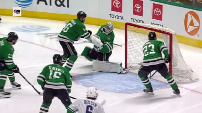 VAN@DAL: DeBrusk scores goal against Casey DeSmith