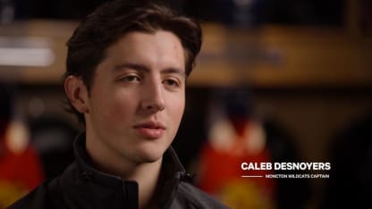 Caleb Desnoyers talks NHL Draft, Mammoth