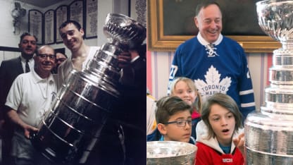 Mahovlich Then and Now with cup 2568
