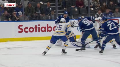 BUF@TOR: Knies scores goal against Ukko-Pekka Luukkonen