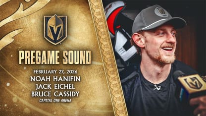 🎥 PREGAME SOUND: Hanifin, Eichel & Cassidy