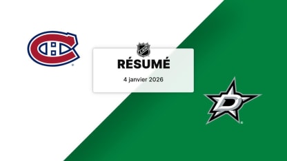 MTL vs DAL | Résumé | 04/01/26