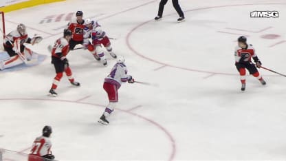 NYR@PHI: Kartye scores goal against Dan Vladar