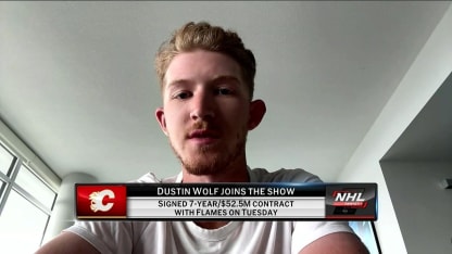 Flames Goalie Dustin Wolf joins NHL Tonight
