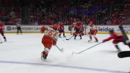 Trouba scores from the point