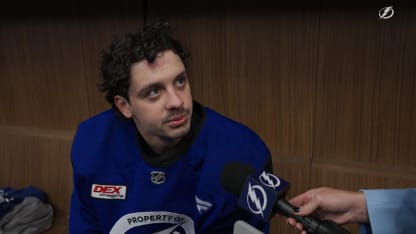 Gage Goncalves | Pregame vs Carolina Hurricanes