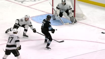 LAK@UTA: Keller scores goal against Darcy Kuemper