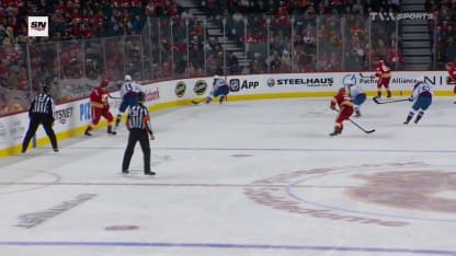 Nichushkin marque un but dans un filet désert