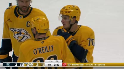 SEA@NSH: Skjei scores goal against Joey Daccord