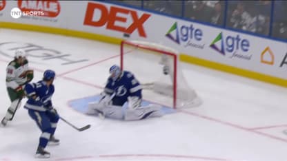 MIN@TBL: Tarasenko scores goal against Andrei Vasilevskiy