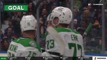 DAL@VAN: Erne scores goal against Nikita Tolopilo