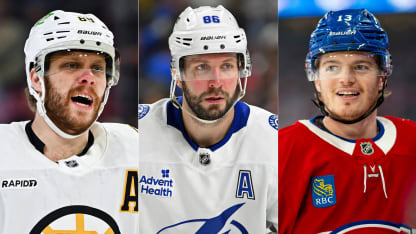 Kucherov Pastrnak Caufield Split 7-8
