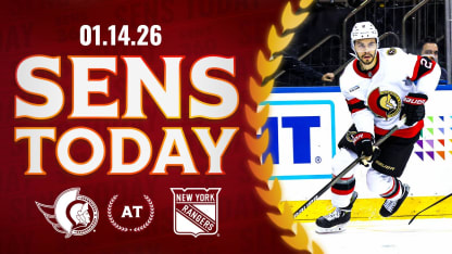 Sens Today: The Second of a Back to Back in New York