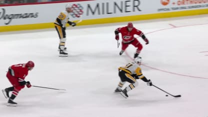 PIT@CAR: Kindel scores goal against Frederik Andersen